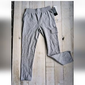 Balance Collection Boys Tech Fleece Cargo Sweatpants Gray Size 8 Small NWT